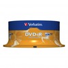 „Verbatim“ DVD-R, matinės sidabrinės spalvos, 43522, 4,7 GB, 16 kartų, dėžutėje, 25 vnt. pakuotė, nespausdinamas, 12 cm, duomenų archyvavimui