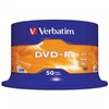 Verbatim DVD-R, Matt Sidabrinis, 43548, 4.7GB, 16x, spindle, 50-pack, bez możliwości nadruku, 12cm, do archiwizacji danych