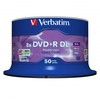Verbatim DVD+R DL, Double Layer Matt Sidabrinis, 43758, 8.5GB, 8x, spindle, 50-pack, 12cm, do archiwizacji danych