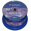 Verbatim DVD+R DL, Double Layer Matt Sidabrinis, 43758, 8.5GB, 8x, spindle, 50-pack, 12cm, do archiwizacji danych