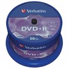 Verbatim DVD+R, Matt Sidabrinis, 43550, 4.7GB, 16x, spindle, 50-pack, bez możliwości nadruku, 12cm, do archiwizacji danych
