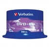 Verbatim DVD+R, Matt Sidabrinis, 43550, 4.7GB, 16x, spindle, 50-pack, bez możliwości nadruku, 12cm, do archiwizacji danych