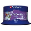 Verbatim DVD+R, Wide Inkjet Printable No ID Brand, 43512, 4.7GB, 16x, spindle, 50-pack, 12cm, do archiwizacji danych