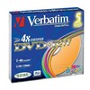 Verbatim DVD+RW, Colour, 43297, 4.7GB, 4x, slim box, 5-pack, bez możliwości nadruku, 12cm, do archiwizacji danych