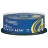 VERBATIM 25x DVD+RW SERL 4,7GB 4x Spindel matt sidabrinis paviršius
