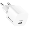 Verbatim, Įkroviklis Mini GaN su kablem 1 x USB-C, balta, 20 W, Power Delivery 3.0