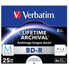 Verbatim M-DISC BD-R, Single layer Single layer/Injekt printable, 25GB, jewel box, 43823, 4x, 5-pack, do archiwizacji danych