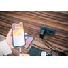„Verbatim“, pilkas, 3 x USB-C / 1 x USB-A, pilkas, 140 W, keičiami ES, JK, JAV kištukai