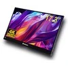 Verbatim monitorius przenośny dotykowy, PMT-17-4K, 17.3", Ultra HD 4K (3840x2160), 60Hz, juoda
