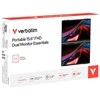 Monitorius „Verbatim Essentials“ nešiojamas dviejų monitorių ekranas, 15,6 colio, FHD, juodas, 32403