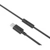 Verbatim TruSound ausinės su mikrofonu, przewodowa, juoda, kištukas ir play typ USB-C