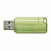 „Verbatim“ USB atmintinė, USB 2.0, 128 GB, Store,N,Go PinStripe, žalia, 49462, duomenų archyvavimui