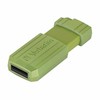 „Verbatim“ USB atmintinė, USB 2.0, 128 GB, Store,N,Go PinStripe, žalia, 49462, duomenų archyvavimui