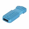 „Verbatim“ USB atmintinė, USB 2.0, 128 GB, Store,N,Go PinStripe, mėlyna, 49461, skirta duomenų archyvavimui