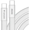 Kabelis Verbatim Sync & Charge SoftTouch USB-C į USB-C 60W PD3.0 120cm baltos spalvos 30274