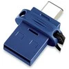 Verbatim USB flash disk OTG, USB 3.0, 32GB, Dual, mėlyna, 49966, USB A / USB C, su oczkiem na Pakabutis
