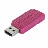 Verbatim USB atmintinė, USB 2.0, 128GB, Store,N,Go PinStripe, rožinė, 49460, duomenų archyvavimui