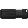 Verbatim USB flash disk, USB 2.0, 16GB, PinStripe, Store N Go, juoda, 49063, USB A, su wysuwanym złączem