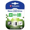 Verbatim USB atmintinė, USB 2.0, 32 GB, nano, Store N Stay, juoda, 98130, USB A