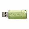 „Verbatim“ USB atmintinė, USB 2.0, 64 GB, Store,N,Go PinStripe, žalia, 49964, skirta duomenų archyvavimui