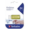 „Verbatim“ USB atmintinė, USB 2.0, 64 GB, Store,N,Go PinStripe, žalia, 49964, skirta duomenų archyvavimui
