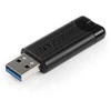 Verbatim USB atmintinė, USB 3.0, 16GB, PinStripe, Store N Go, juoda, 49316, USB A, su ištraukiama jungtimi