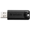 Verbatim USB atmintinė, USB 3.0, 16GB, PinStripe, Store N Go, juoda, 49316, USB A, su ištraukiama jungtimi