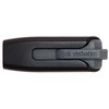 „Verbatim“ USB atmintinė, USB 3.0, 64 GB, V3, „Store N Go“, juoda, 49174, USB A, su ištraukiama jungtimi