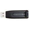 „Verbatim“ USB atmintinė, USB 3.0, 64 GB, V3, „Store N Go“, juoda, 49174, USB A, su ištraukiama jungtimi