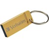 Verbatim USB flash disk, USB 3.0, 64GB, Metal Executive, Store N Go, auksinė, 99106, USB A