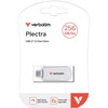 Pendrive Verbatim Plectra 256GB USB-C balta/baltas 30230