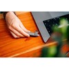 „Verbatim“ USB atmintinė, USB C iki USB 3.2 Gen 1, 1000 GB, dviguba „QuickStick“ jungtis, pilka, 32043, USB C, su raktų pakabuko kilpa