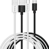Verbatim Sync & Charge USB-C į A essentials 18W Kabelis juodos spalvos / baltos spalvos 2 vnt. 32393
