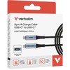 „Verbatim“ USB kabelis USB C (M) - USB C (M), 100 W, 1,2 m, juodas, dėžutė, 31848