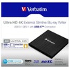 Verbatim Zewnętrzna nagrywarka Blu-Ray, 43888, USB 3.1 Gen1 (3.0), USB C