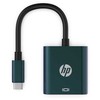 HP Video adapter, DHC-CT202, USB C (M) - HDMI F, juoda, Hewlett-Packard