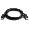 Video Kabelis DisplayPort M - DisplayPort M, DP v 1.4, 2m, paauksuotos jungtys, juoda, 8K@60Hz, 32.4Gb/s