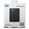 Kietasis diskas Dysk zewnętrzny HDD Western Digital Elements 1.5TB Juodas (WDBU6Y0015BBKEESN)