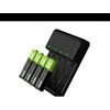 Rinkinys Žalias Cell GC VitalCharger i 4x baterie AA 2000mAh Ni-MH