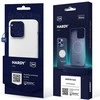 Dėklas 3Mk Protection 3 mk Hardy silikoninis „MagCase“, skirtas „iPhone 15 Plus“ – baltas