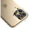 Apple iPhone 13 Pro Max / 13 Pro 9H Apsauginis stiklas kamerai 3mk Lens Protection Pro serijos objektyvas – auksinis