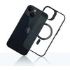 3mk Satin Armor MagCase with MagSafe Apple iPhone 13 / 14 - dėklas telefonui skaidrus with dėklas telefonui juodos spalvos Frame