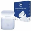 3mk silikoninis AirPods 2 dėklas ausinėms baltos spalvos