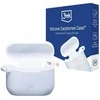 3mk silikoninis AirPods Pro / AirPods Pro 2 - dėklas baltos spalvos