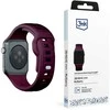 3mk silikoninis dirželis laikrodžiui Apple Watch 38 / 40 / 41 mm - Burgundy
