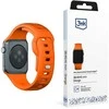 3mk silikoninė Watch apyrankė Apple Watch 38 / 40 / 41 mm - oranžinės spalvos