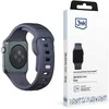 3MK silikoninis laikrodžio dirželis pilkas skirtukas Apple Watch 38/40/41mm