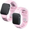 3mk silikoninė apyrankė Apple Watch 42 / 44 / 45 / 49 mm - rožinės spalvos