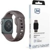 3MK silikoninis laikrodžio dirželis pilkšvai rudas Apple Watch 38/40/41 mm
