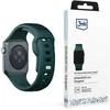 3mk silikoninė apyrankė Apple Watch 42 / 44 / 45 / 49 mm - žalios spalvos